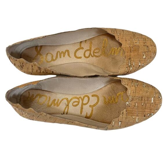 Sam Edelman Augusta Cork Ballet Flats - Picture 3 of 10